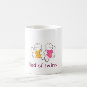 Caneca De Café Pai de Gêmeos