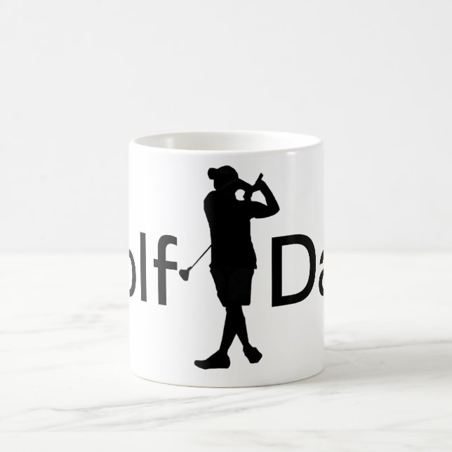 Caneca De Café Pai de golfe Mug-MVB Design 1 (Centro)