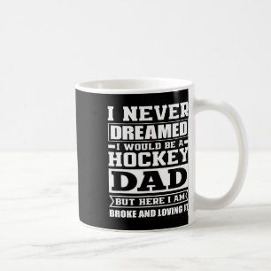 Caneca De Café Pai de hóquei Pais engraçados Hóquei no gelo
