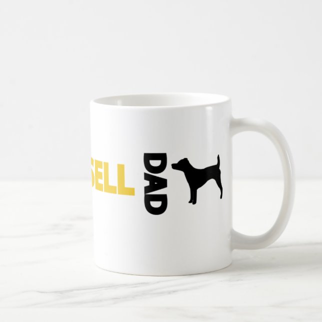 Caneca De Café Pai de Jack Russell (Direita)