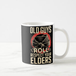 Caneca De Café Pai de Jiu Jitsu Pai Treinador Retro Vintage Velho