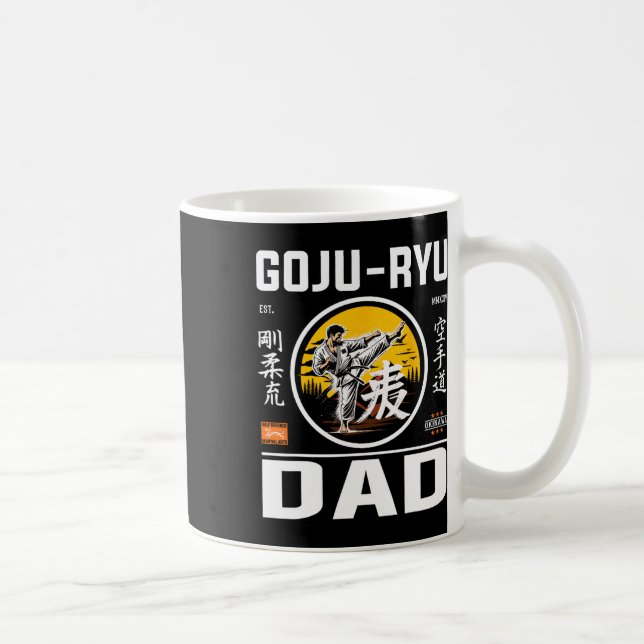 Caneca De Café Pai De Karato Goju-ryu Para Pais Com Karate Pion (Direita)