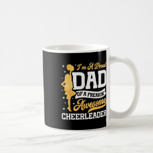 Caneca De Café Pai de líder de torcida Orgulhosamente sou um pai