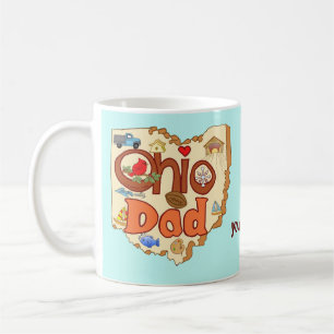 Caneca De Café Pai de Ohio