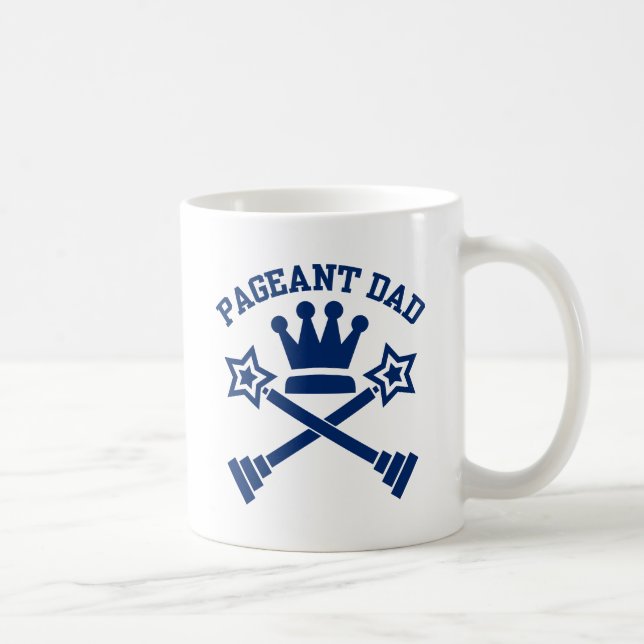 Caneca De Café Pai de Pageant - Pageants (Direita)