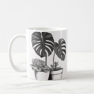 Caneca De Café Pai de Planta Jardinagem Plantas Internas Suculent