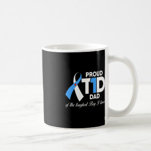 Caneca De Café Pai De Sensibilização Para A Diabetes Do Filho, Or