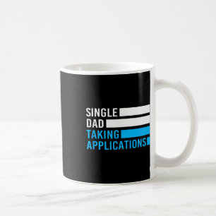 Caneca De Café Pai De Solteiro Funny Retroativo Que Recebe Aplica