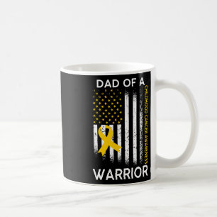 Caneca De Café Pai de um Guerreiro Bandeira de Conscientização do