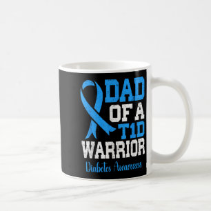 Caneca De Café Pai De Um Guerreiro T1d Sensibilização Para A Diab