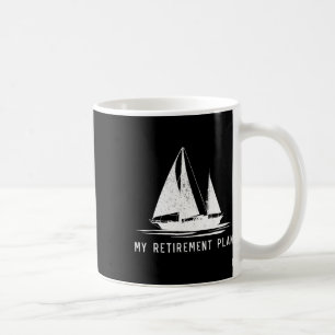 Caneca De Café Pai de veleiro à vela Meu plano de reforma