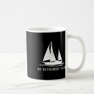 Caneca De Café Pai de veleiro à vela Meu plano de reforma