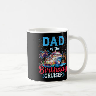 Caneca De Café Pai do aniversariante engraçado do cruzeiro de ani