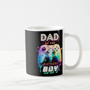 Caneca De Café Pai Do Aniversário Do Jogo De Vídeo Que Correspond