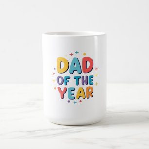 Caneca De Café Pai do Ano - Presente no Dia do Pai Engraçado