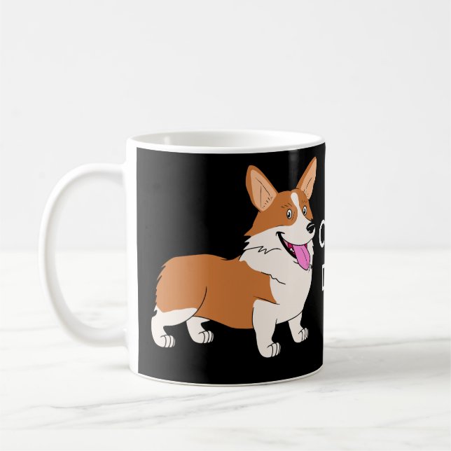 Caneca De Café Pai do Corgi de Galês do Pembroke (Esquerda)