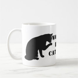 Caneca De Café Pai do gato do mundo o melhor
