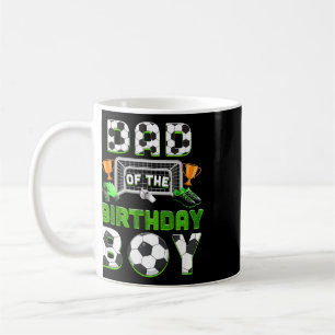 Caneca De Café Pai Do Menino De Aniversário Família De Futebol Co