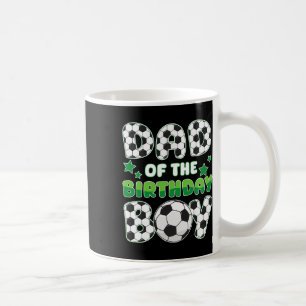 Caneca De Café Pai do menino de aniversário Família de futebol Co