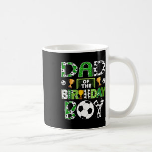 Caneca De Café Pai Do Menino De Aniversário Jogador De Futebol Di
