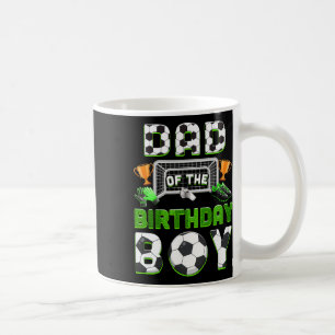 Caneca De Café Pai Do Menino Do Aniversário Família De Futebol Co