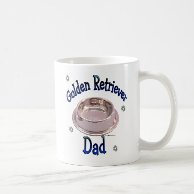 Caneca De Café Pai do ouro Retriever (Direita)