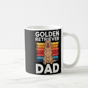 Caneca De Café Pai do Retriever do ouro Homens Pai Cachorro Gordu
