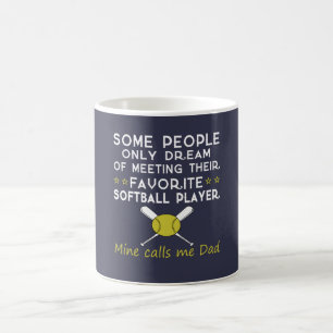 CANECA DE CAFÉ PAI DO SOFTBALL