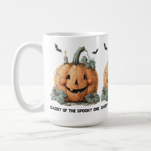 Caneca De Café Pai do Spooky One (Esquerda)