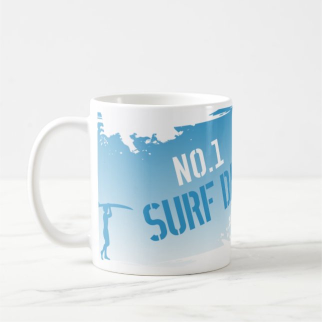 Caneca De Café Pai do surf No.1 (Esquerda)