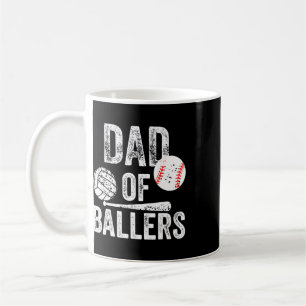 Caneca De Café Pai dos Atletas de Volei de Basquete Pai Pai