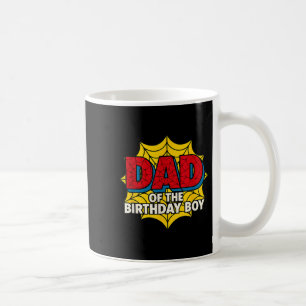 Caneca De Café Pai dos Meninos do Menino do Aniversário Tema de A