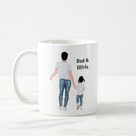 Caneca De Café Pai e Filha, Melhores Amigos para Sempre