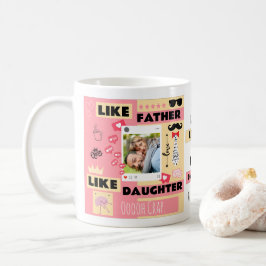 Caneca De Café Pai e Filha Semelhantes, Droga Foto Engraçada