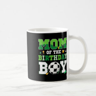 Caneca De Café Pai e Mãe do Menino de Aniversário Futebol Anivers