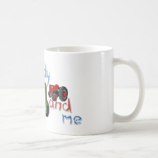 Caneca De Café Pai e mim tratores