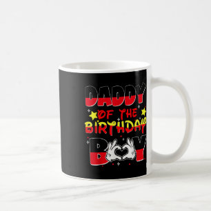 Caneca De Café Pai E Pai Da Festa Da Família Birthday Boy