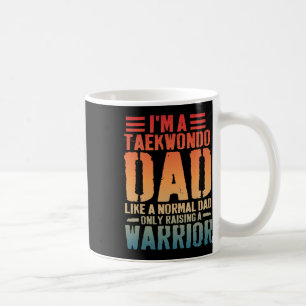 Caneca De Café Pai Engraçado Como Pai Normal Taekwondo Fath
