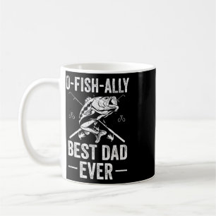 Caneca De Café Pai Engraçado Peixe Byss Pesca Pai 