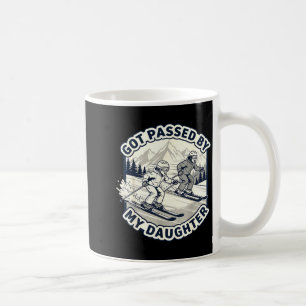 Caneca De Café Pai Esquiadopelafilha Pai Esquiadopelafilha Humor