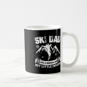 Caneca De Café Pai Esquiador Não Normal Pequenos Esquiadores Insa