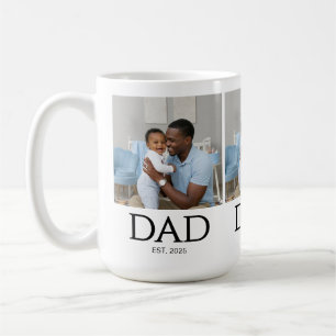 Caneca De Café Pai Est Estabelecido Boné Clássico Branco Foto