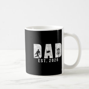 Caneca De Café Pai está 2026 disc golf pai para ser novo papai