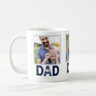 Caneca De Café Pai Estabeleceu Marinho Azul Diversão 3 Foto