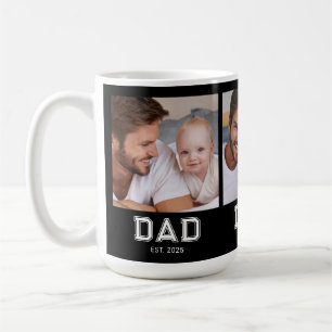 Caneca De Café Pai Estabeleceu Negrito Preto 3 Foto
