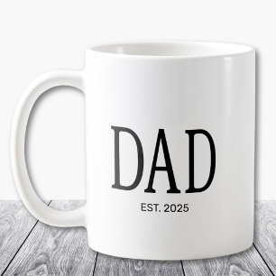 Caneca De Café Pai Estabeleceu Novo Presente de Pai