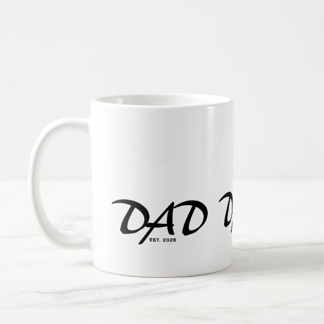 Caneca De Café Pai Estabelecido Novo Presente de Pai (Esquerda)