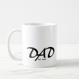 Caneca De Café Pai Estabelecido Novo Presente de Pai