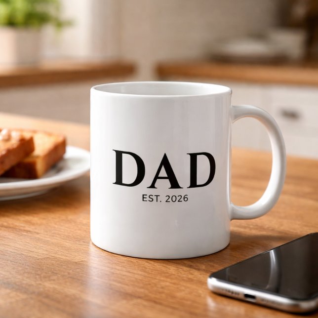 Caneca De Café Pai Estabelecido Novo Presente para Pai (Criador carregado)