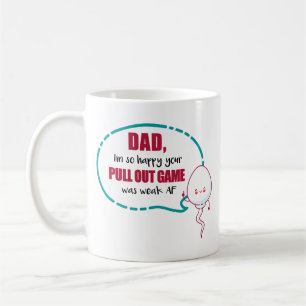 Caneca De Café Pai, estou tão feliz que seu jogo foi fraco